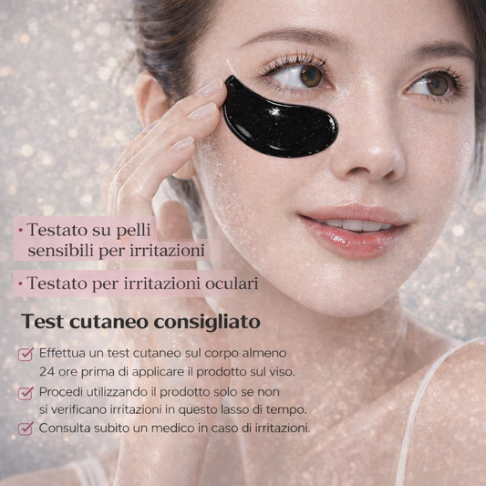 Black Crystal, Patch Occhi Illuminanti alla Perla Nera